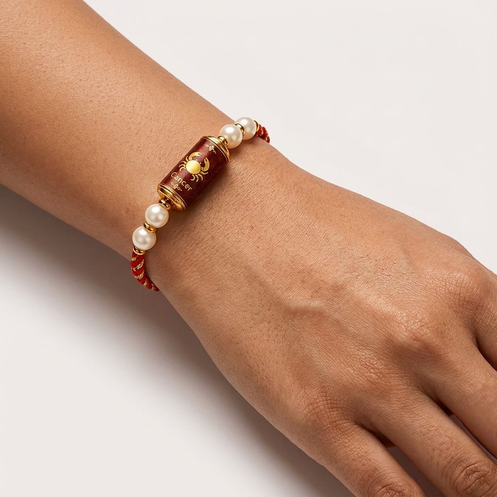 Cancer Rashi Rakhi | Pearl (Moti)