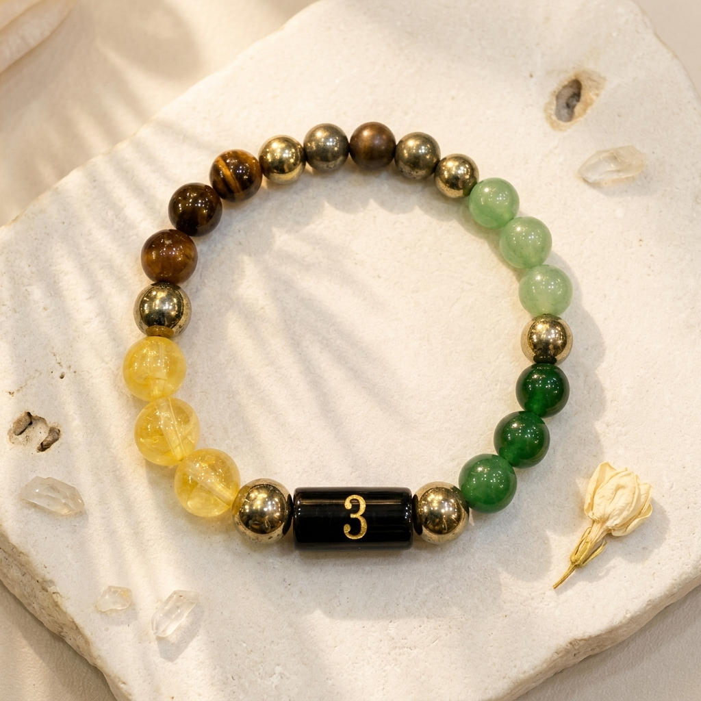 Mulank 3 Bracelet –  Creativity, Confidence & Success