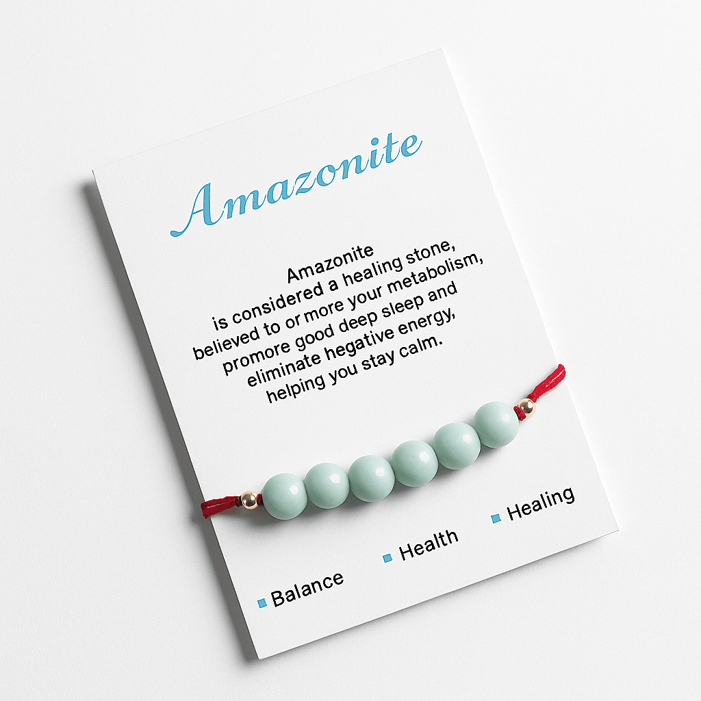 Amazonite Healing Rakhi - GOOD HABITSS
