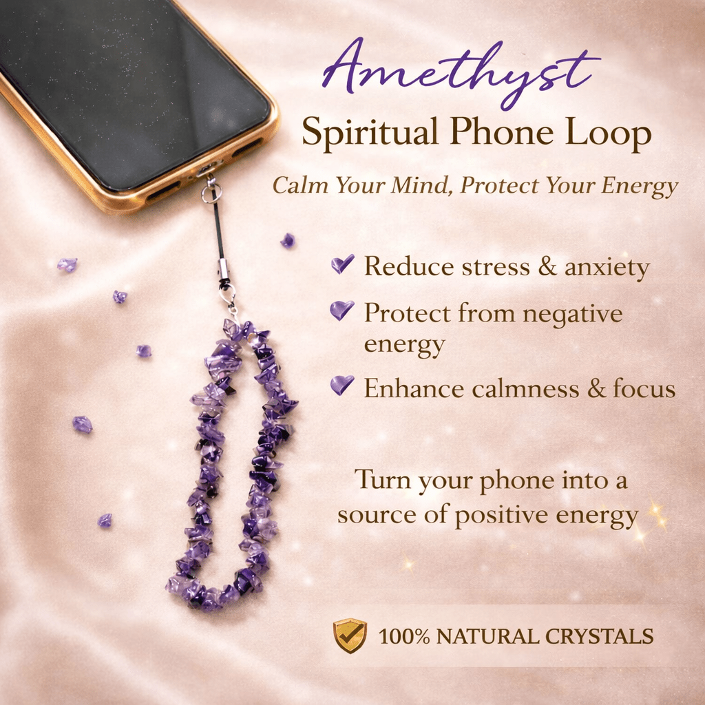 Amethyst Spiritual Phone Loop - GOOD HABITSS