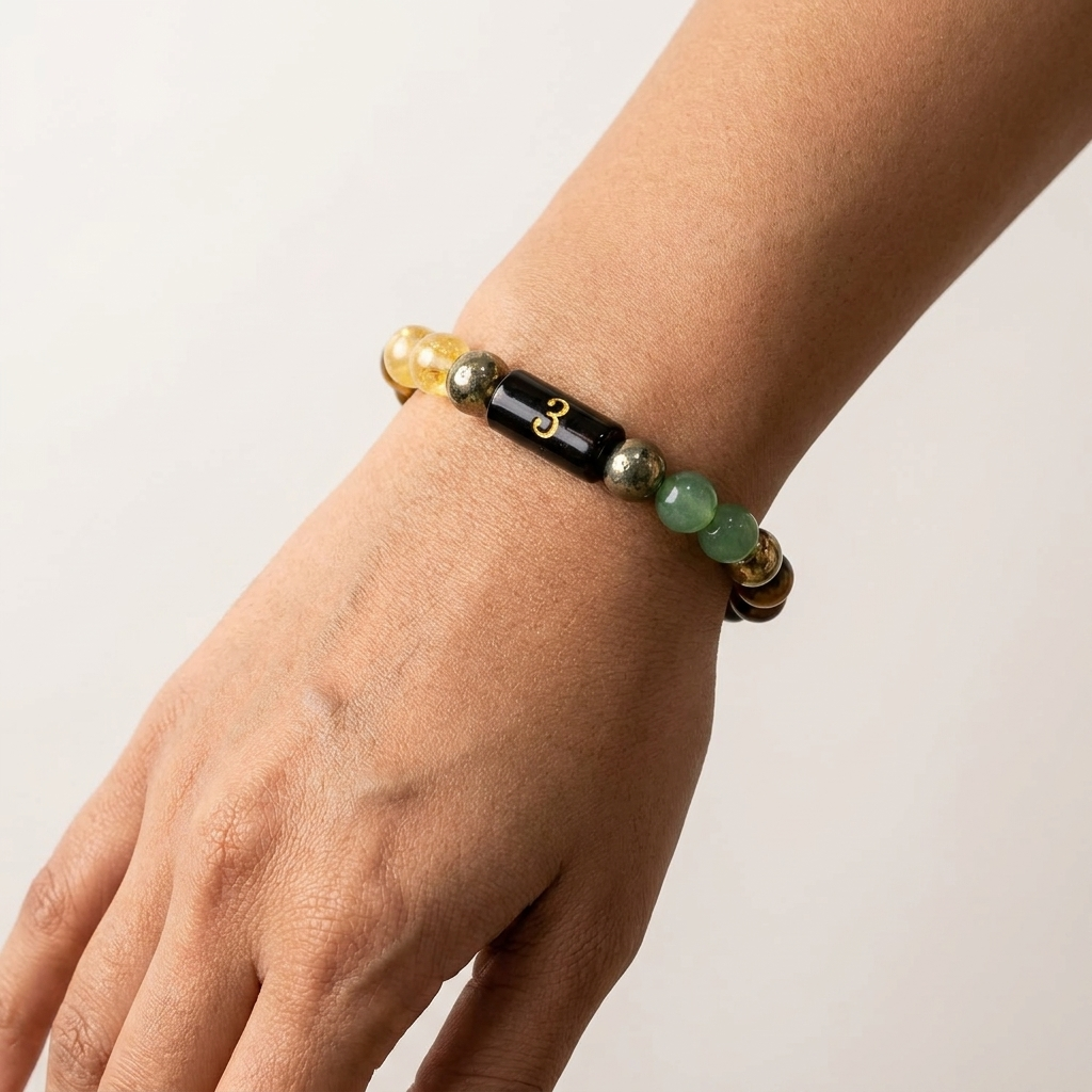 Mulank 3 Bracelet –  Creativity, Confidence & Success