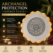 Archangel Protection Energy Selenite Bowl - GOOD HABITSS