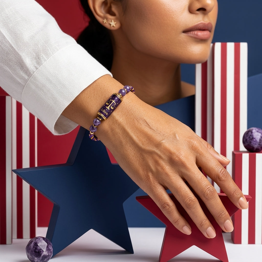 Libra Rashi Rakhi | Amethyst