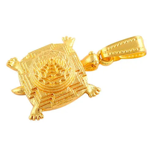 Brass Kachua Sri Yantra Pendant