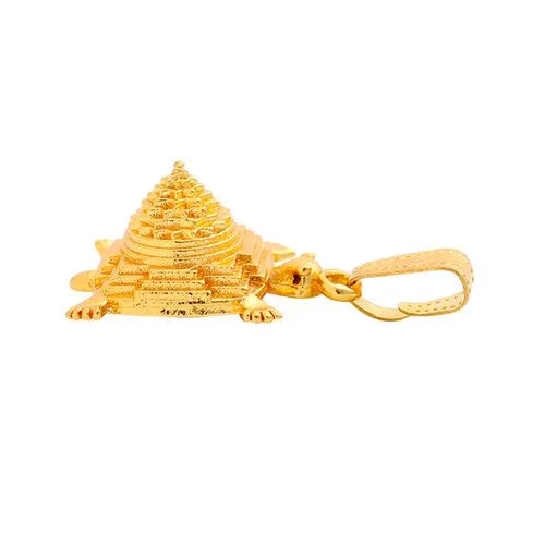 Brass Kachua Sri Yantra Pendant