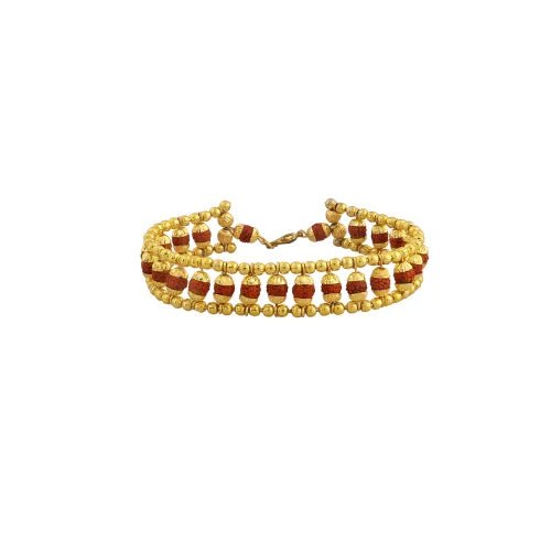 Brass Rudraksha Bracelet - GOOD HABITSS