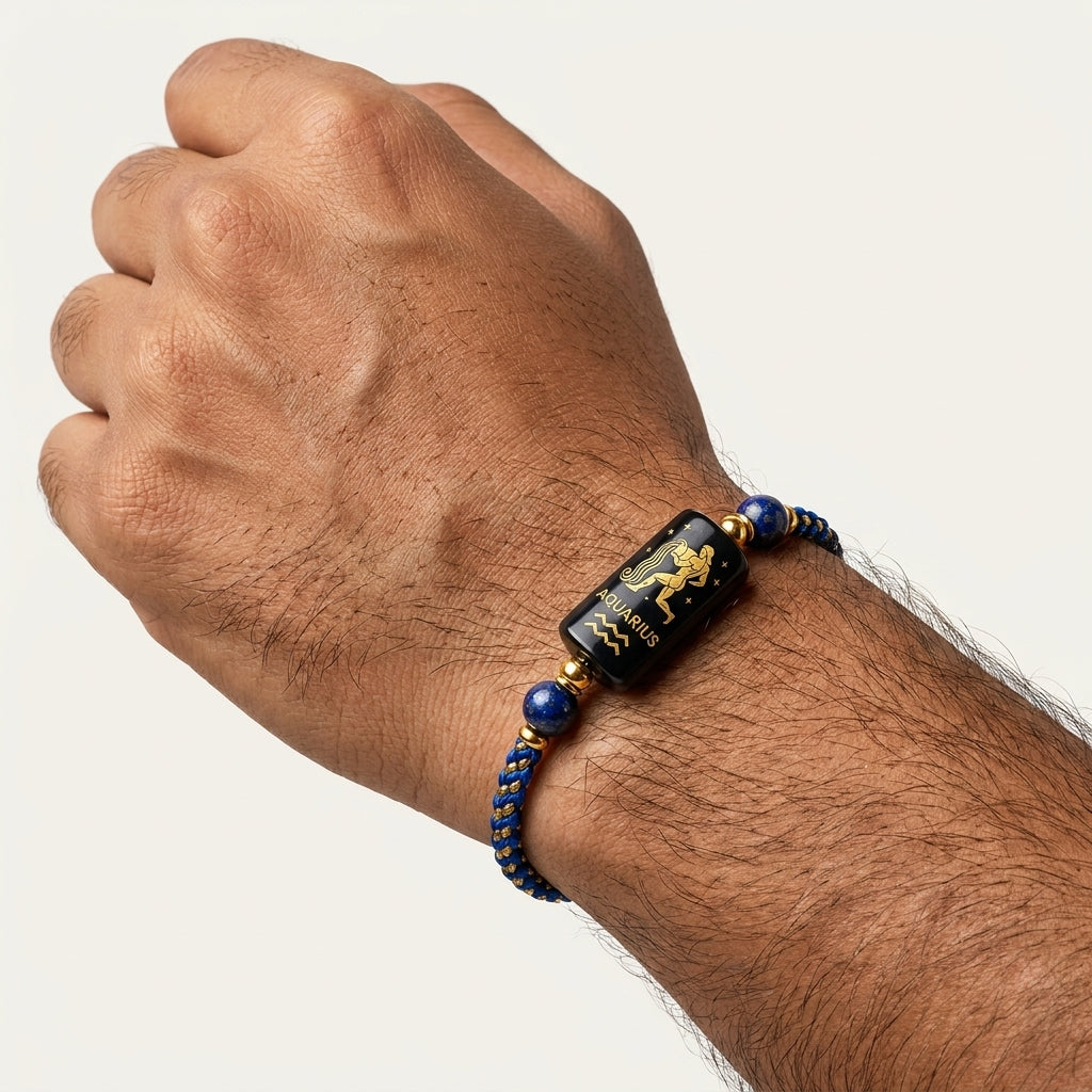 Aquarius Rashi Rakhi | Blue Lapis Lazuli