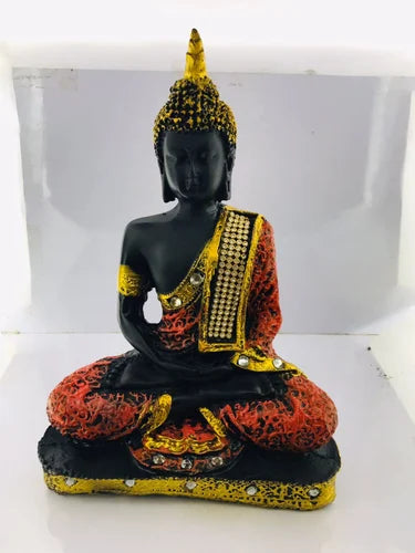 Black Stone Buddha Statue