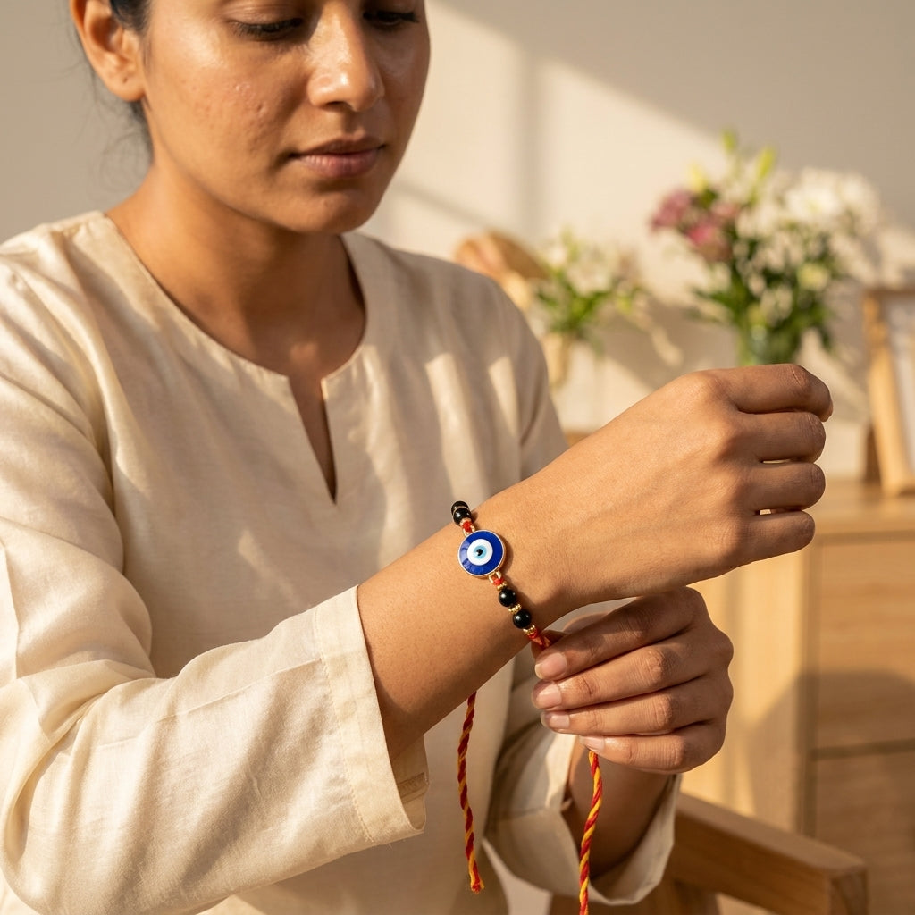 Nazar Suraksha Rakhi | Evil Eye Protection Rakhi for Brother