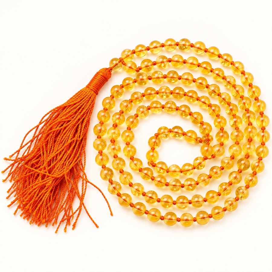 Citrine Bead Necklace — studio hero