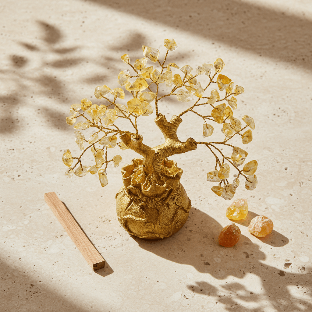 Citrine Crystal Tree - GOOD HABITSS