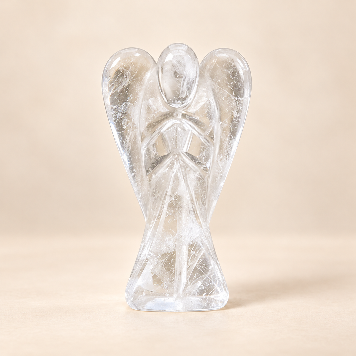 Clear Quartz Angel — studio hero