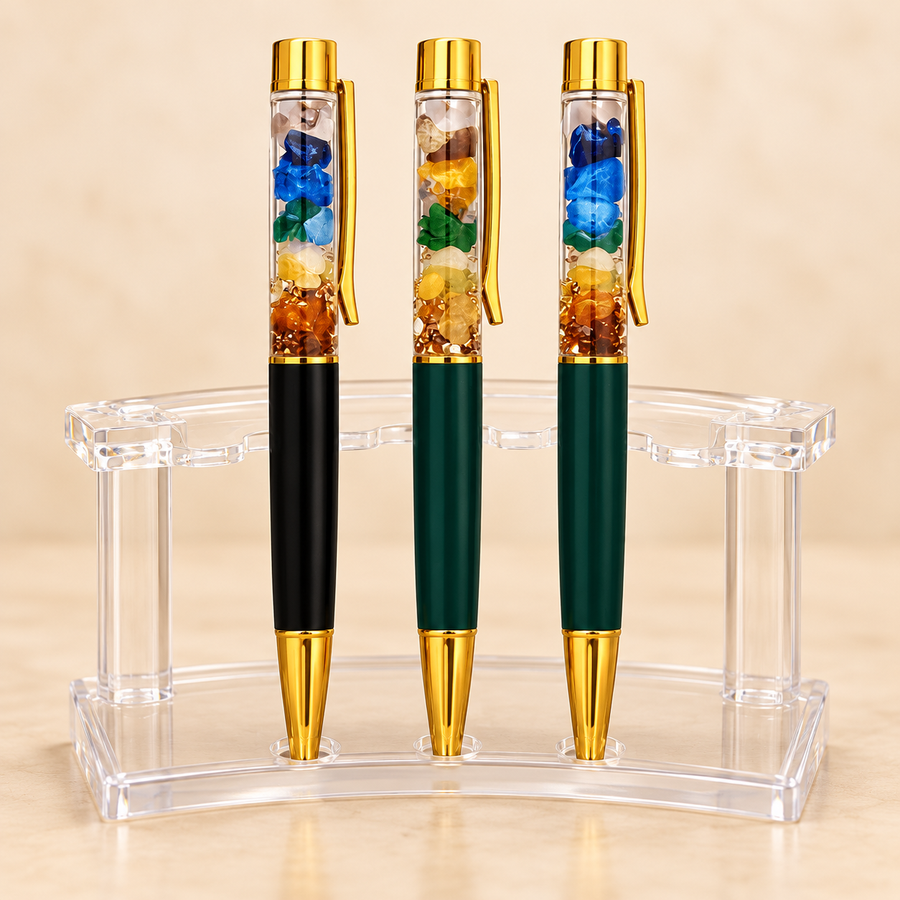 Crystal Chip Pen – Decorative Writing Accessory — product detail