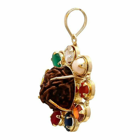 Designer Party Wear Rudraksha Locket Pendant
