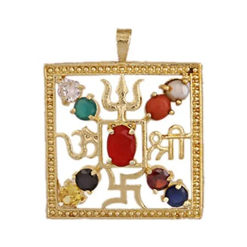 Original Rudraksha Gold Plated Pendant