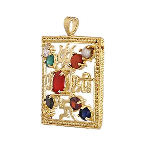 Original Rudraksha Gold Plated Pendant