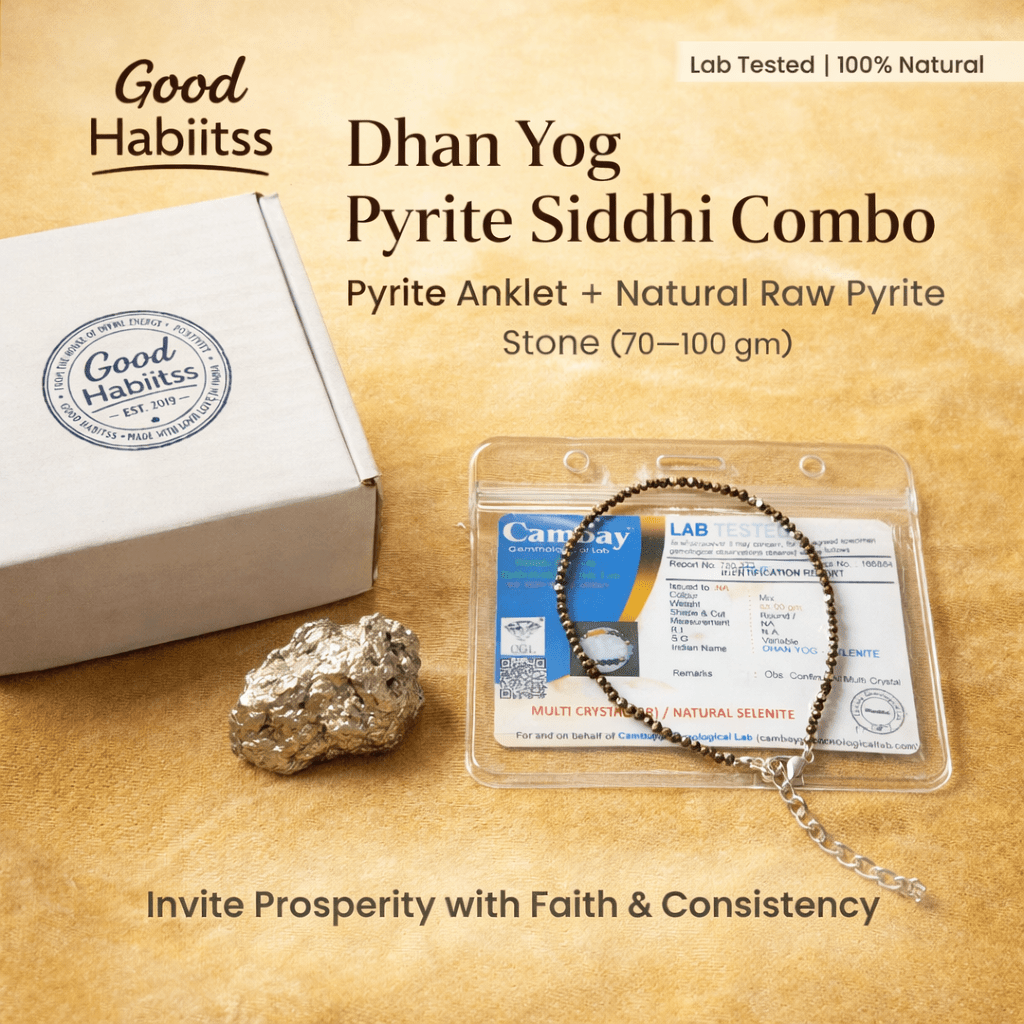 Dhan Yog Pyrite Siddhi Combo - GOOD HABITSS
