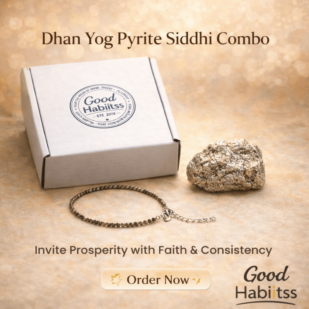 Dhan Yog Pyrite Siddhi Combo - GOOD HABITSS