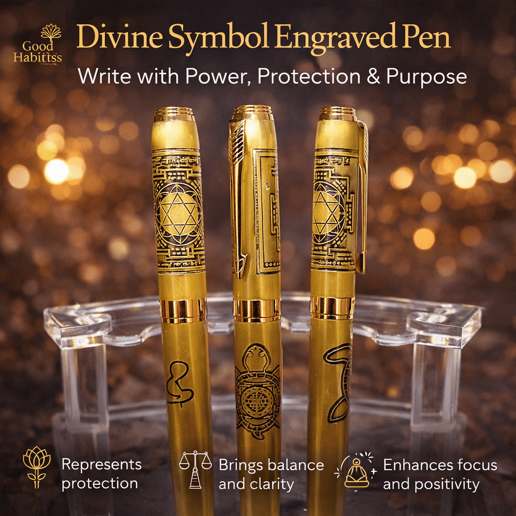 Divine Symbol Engraved Pen - GOOD HABITSS
