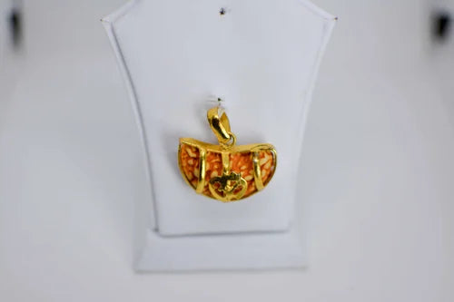 Kaju Rudraksha Om Pendant