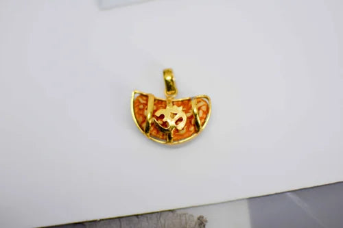 Kaju Rudraksha Om Pendant
