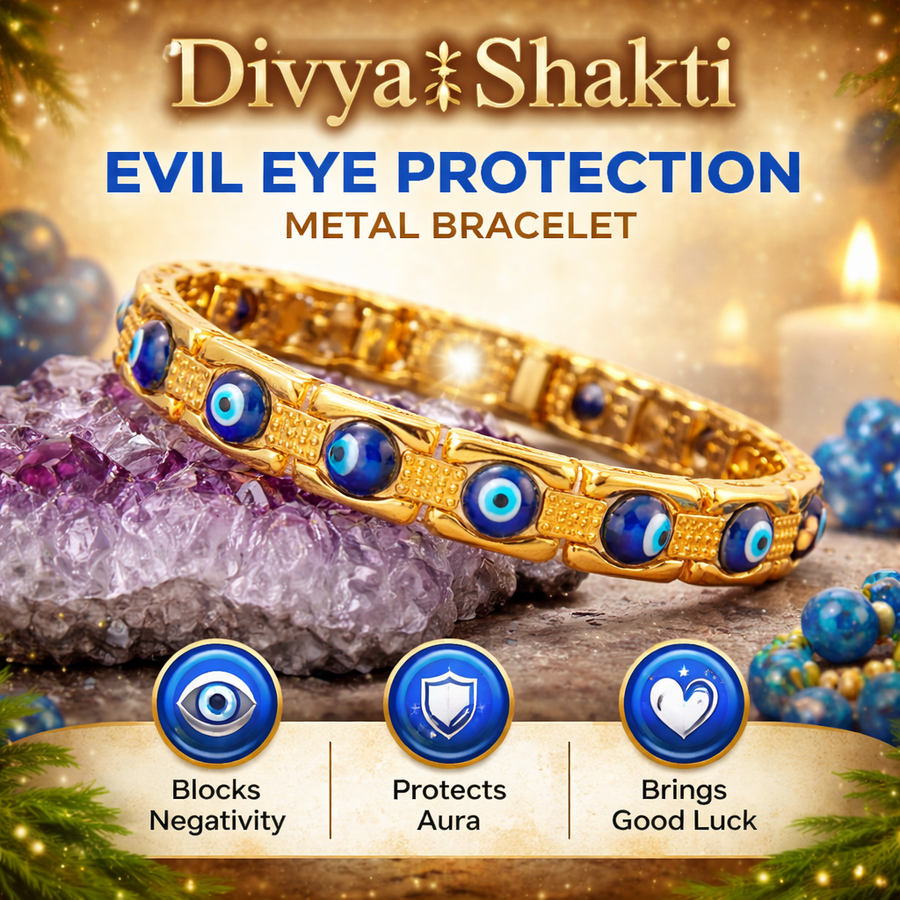 Evil Eye Protection Metal Bracelet - GOOD HABITSS