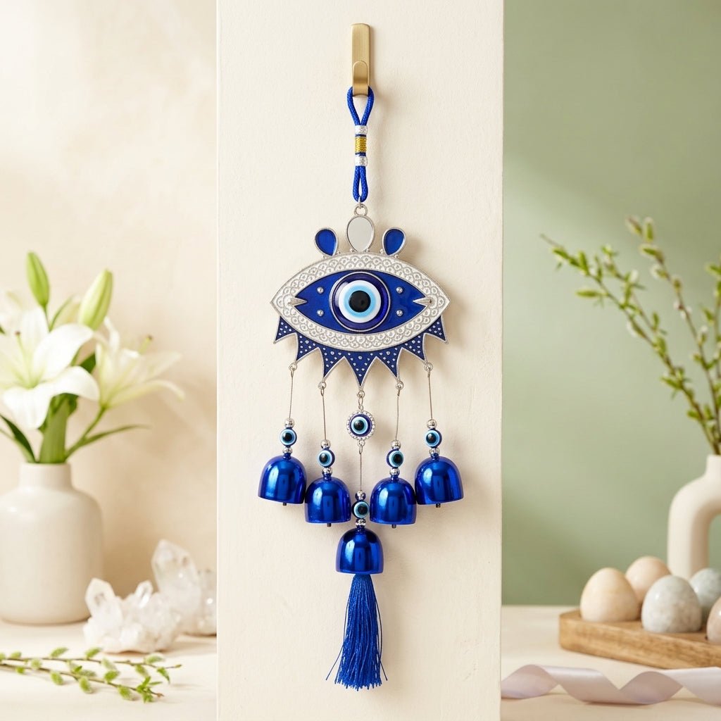 Evil Eye Wind Chime for Positive Energy & Peaceful Ambiance - GOOD HABITSS