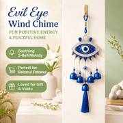 Evil Eye Wind Chime for Positive Energy & Peaceful Ambiance - GOOD HABITSS