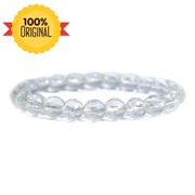 Faceted Clear Quartz Bracelet - GOOD HABITSS