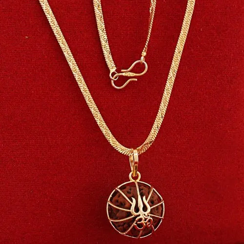 Five Rudraksha Pendant