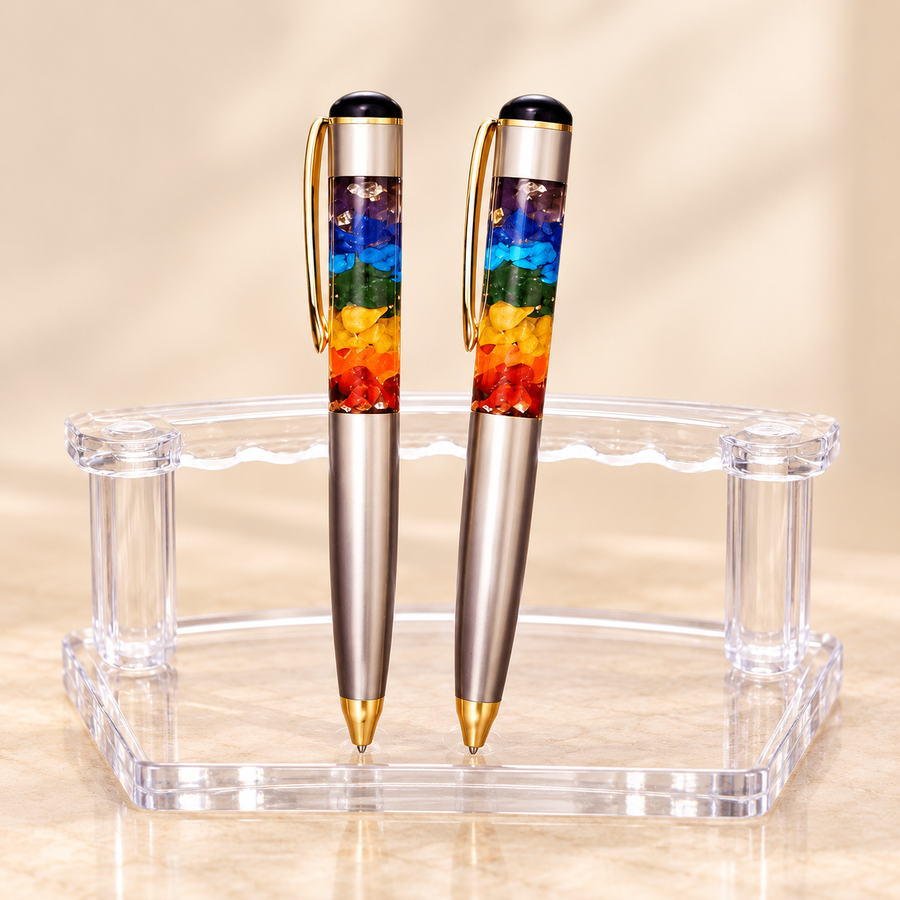 Geometric Premium Pen – Decorative Writing Accessory — product detail