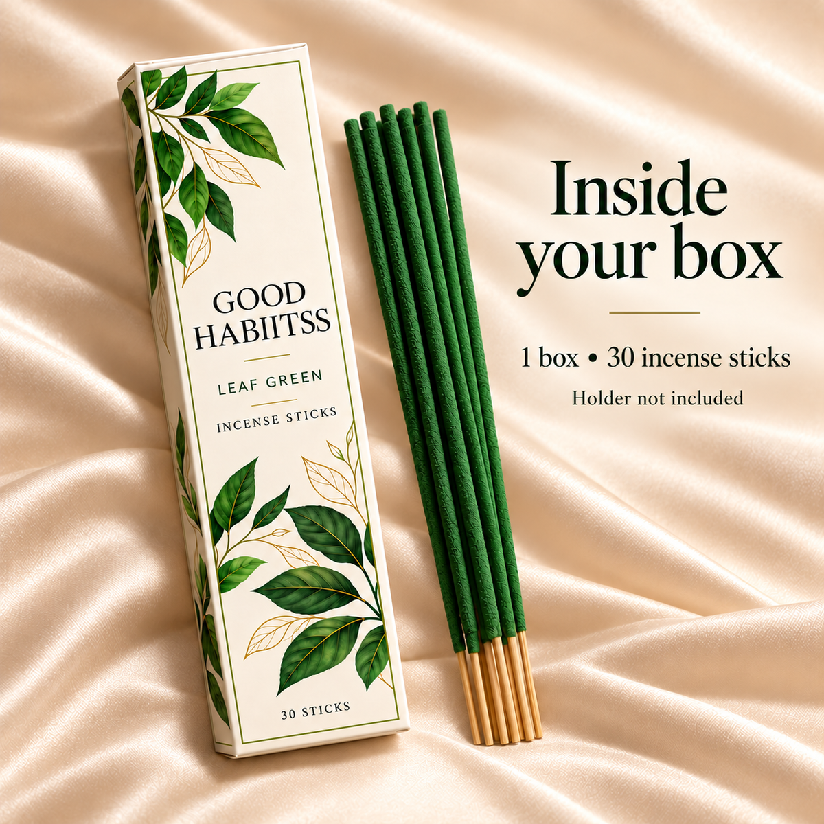 Green Aventurine Incense Sticks – Box of 30