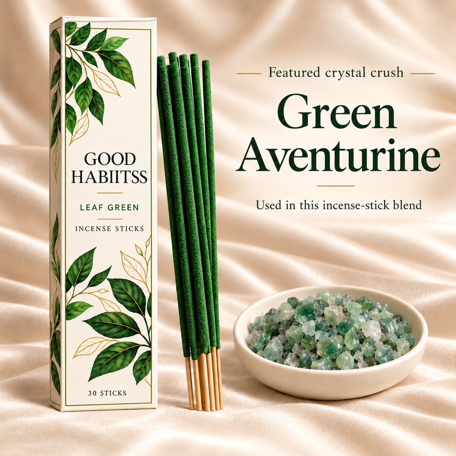 Green Aventurine Incense Sticks – Box of 30