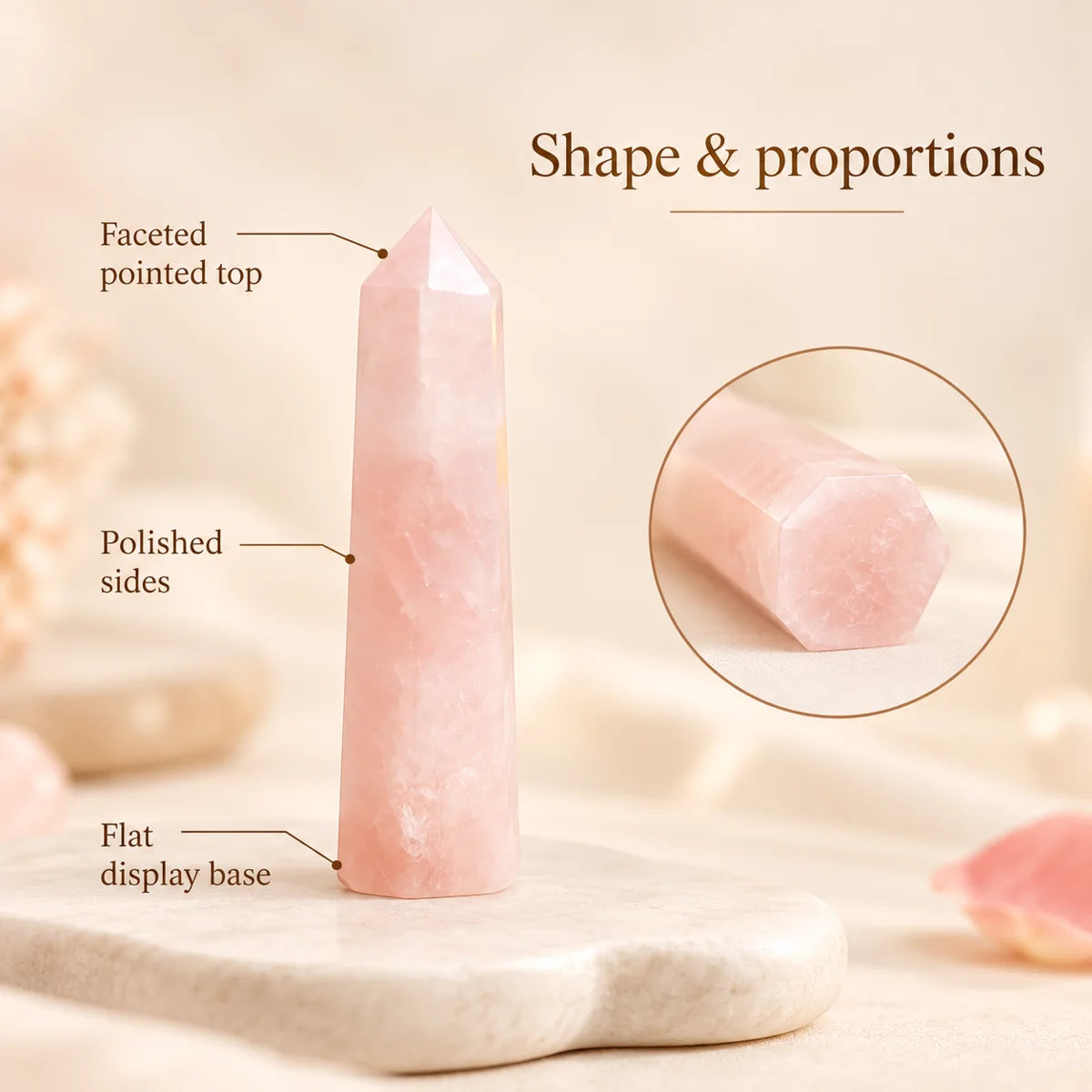Rose Quartz Tower — shape and proportions