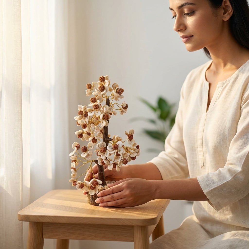 Gomti Chakra with Rudraksha Tree - GOOD HABITSS