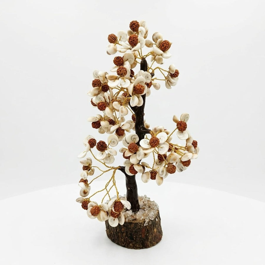 Gomti Shell with seed bead Tree - GOOD HABITSS