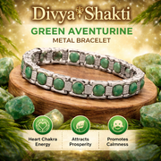Green Aventurine Stone Metal Bracelet - GOOD HABITSS