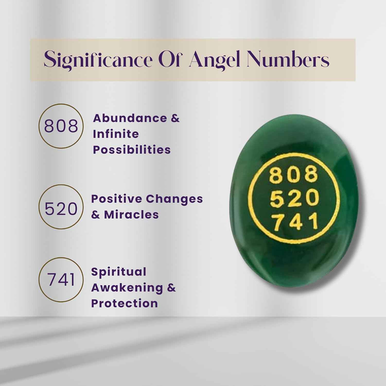 Green Jade Zibu Coin – Pack of 2 Pcs | Angelic Symbol + Grabovoi Code - GOOD HABITSS