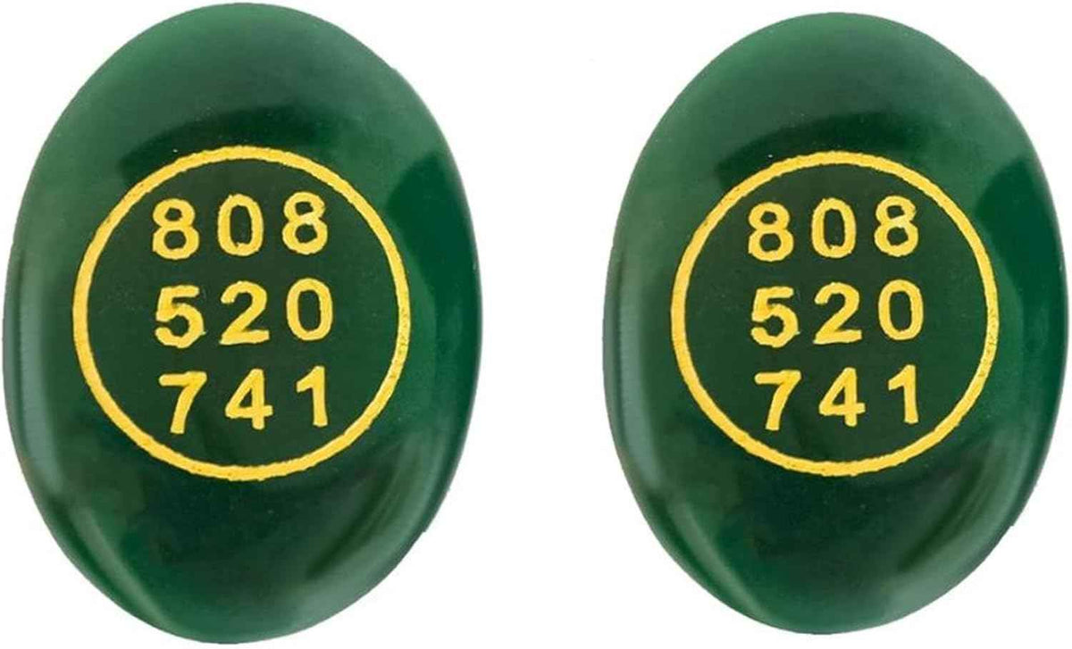 Green Jade Zibu Coin – Pack of 2 Symbolic Décor Pieces — product details