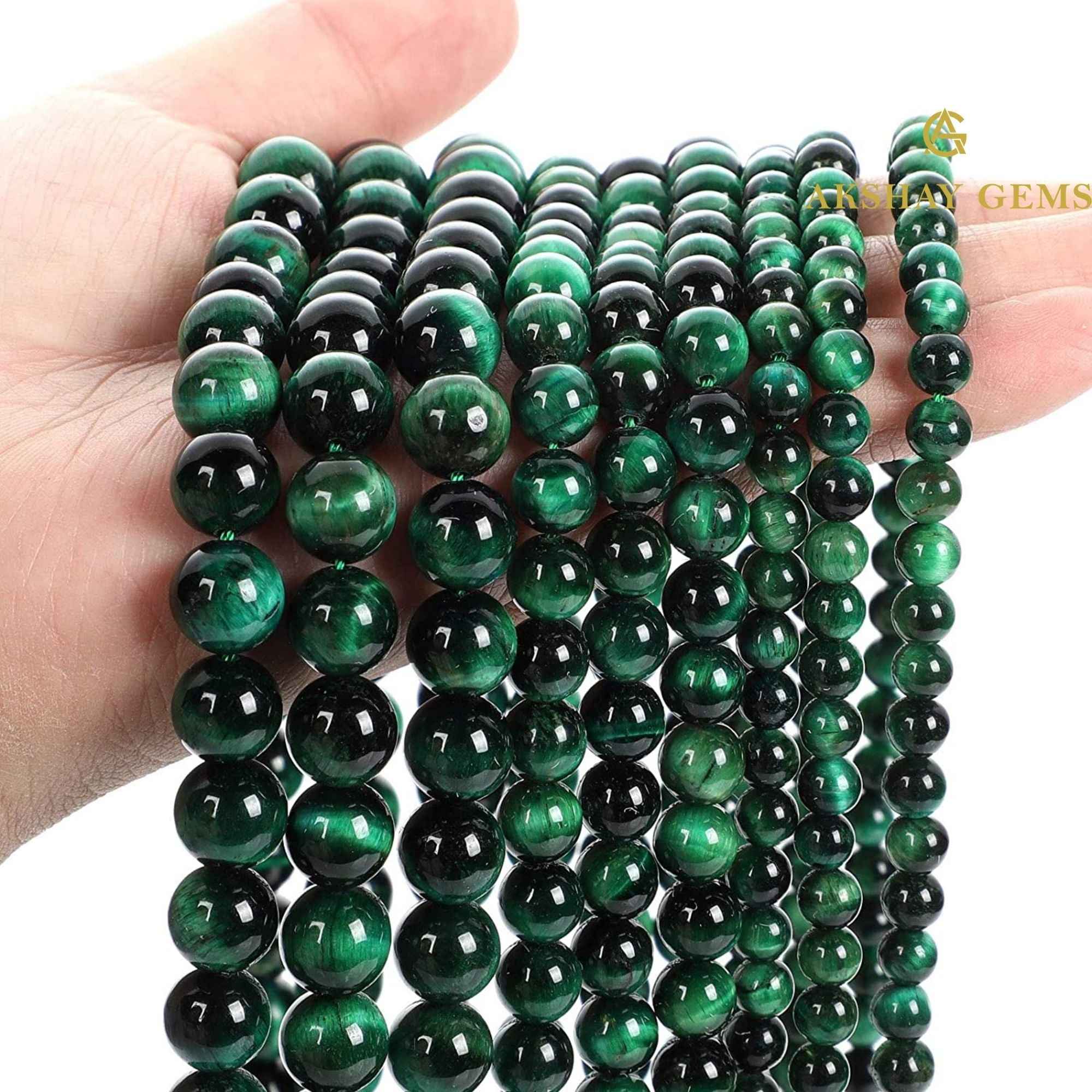 Green Tiger Eye String - GOOD HABITSS