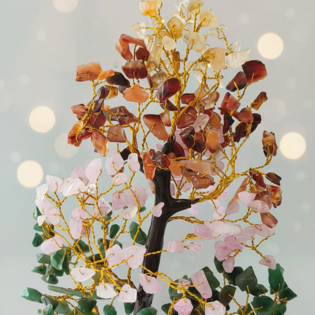 Marriage Crystal Tree crystal chip close-up