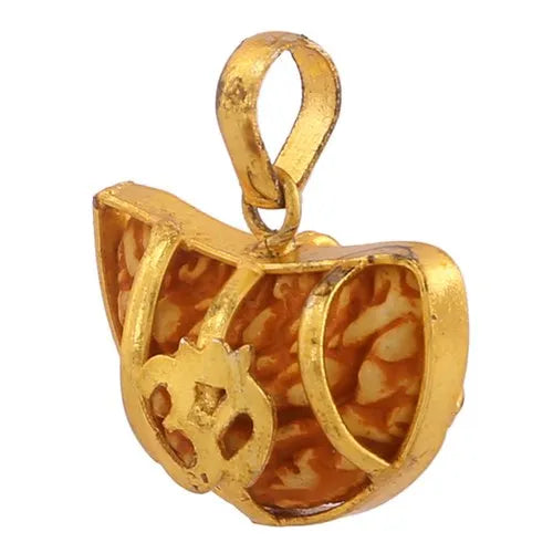 Kaju Rudraksha Om Pendant
