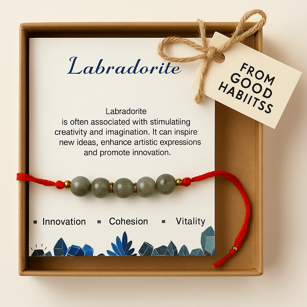 Labradorite Healing Rakhi - GOOD HABITSS