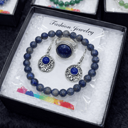 Lapis Lazuli Healing Crystal Jewelry Set - GOOD HABITSS