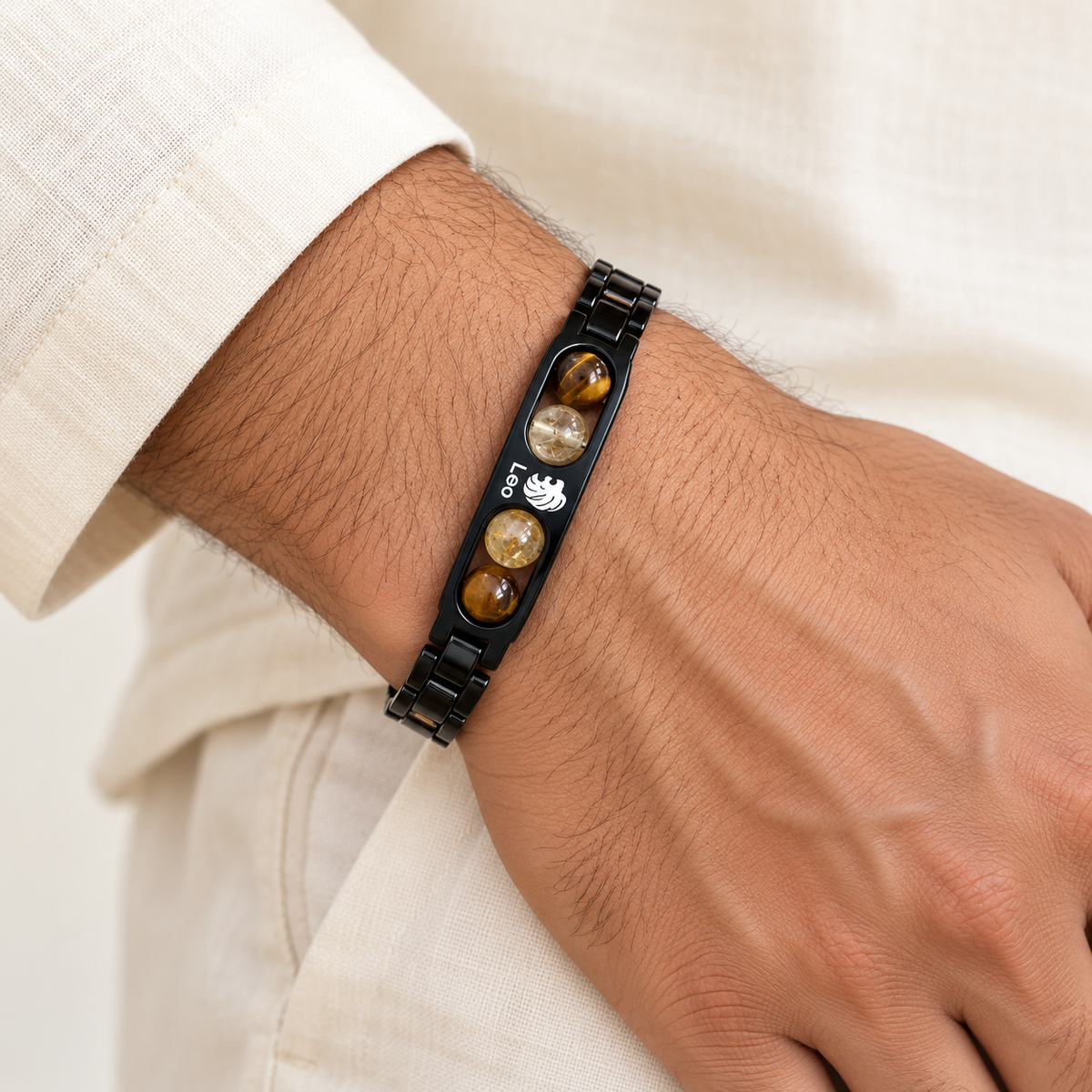 Metal Bracelet — worn view