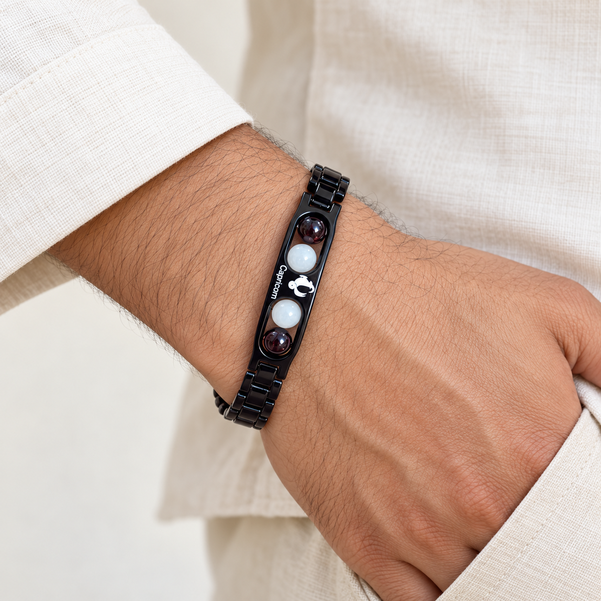 Metal Bracelet — worn view