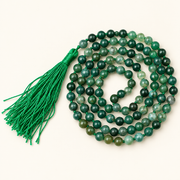 Moss Agate Bead Necklace — studio hero