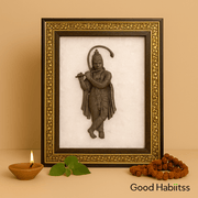 Motif Pyrite & Selenite Frame – Symbolic Décor