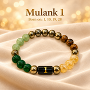 Crystal Bead Bracelet – Design N01 — bracelet design chart with printed number and date labels