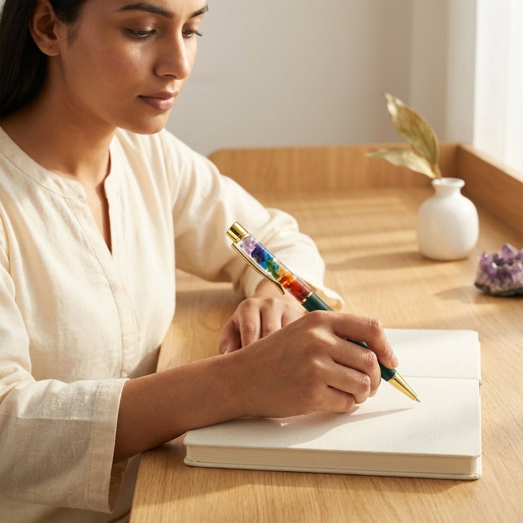 Multicolour Crystal Chip Pen - GOOD HABITSS